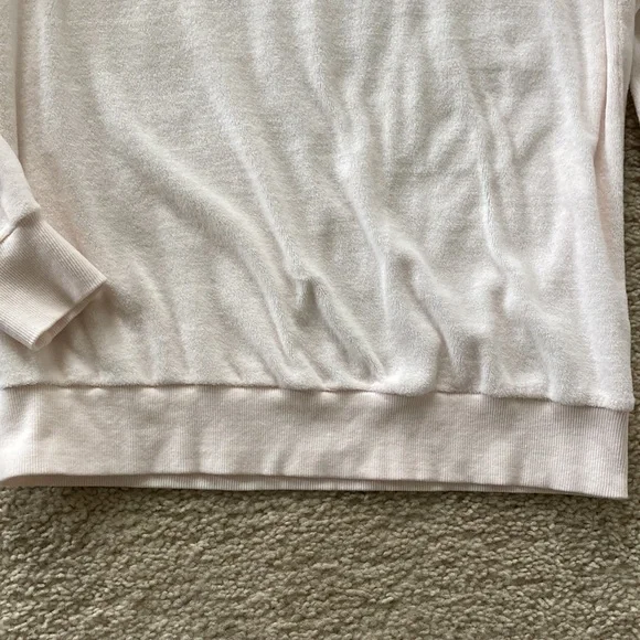 Young Fabulous & Broke Jacee Velour Top in Cream - Picture 5 of 10